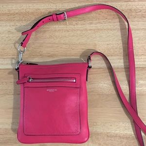 Pink Coach Crossbody Shoulder Bag